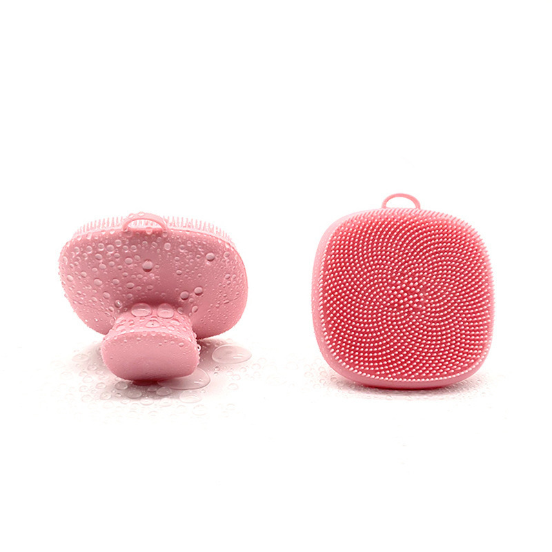 Silicone Face Cleansing Brush Cleaning Brush Super Soft Water Drop Facial Brush round Blackhead Cleaning Brush Set Factory Direct Sales
