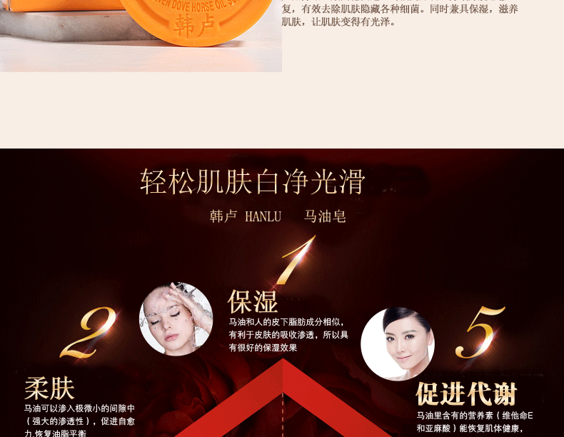 Internet Hot Horse Oil Soap Cleansing Oil Control Soap Moisturizing Men And Women Skin Care Handmade Essential Oil Soap One Piece Dropshipping