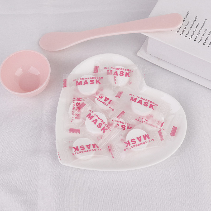 Factory Direct Sales Disposable Compressed Mask DIY Pure Cotton Candy Ultra-Thin Facial Mask Tissue Hydrating Ghost Face Puff Mask Grain
