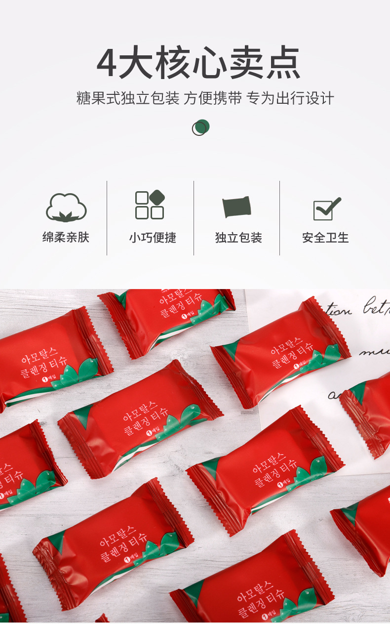 New Compressed Towel Disposable Portable Makeup Facial Wipe Candy Thickened Pure Cotton Face Cleansing Face Cloth Wholesale