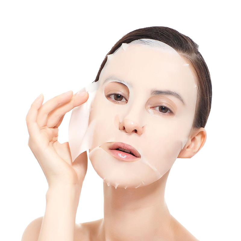 DIY Compressed Facial Mask Tissue Ultra-Thin 50 Tablets Containing Mask Bowl Cotton Puff 50 Pieces Set Powerful Hydrating Paper Mask