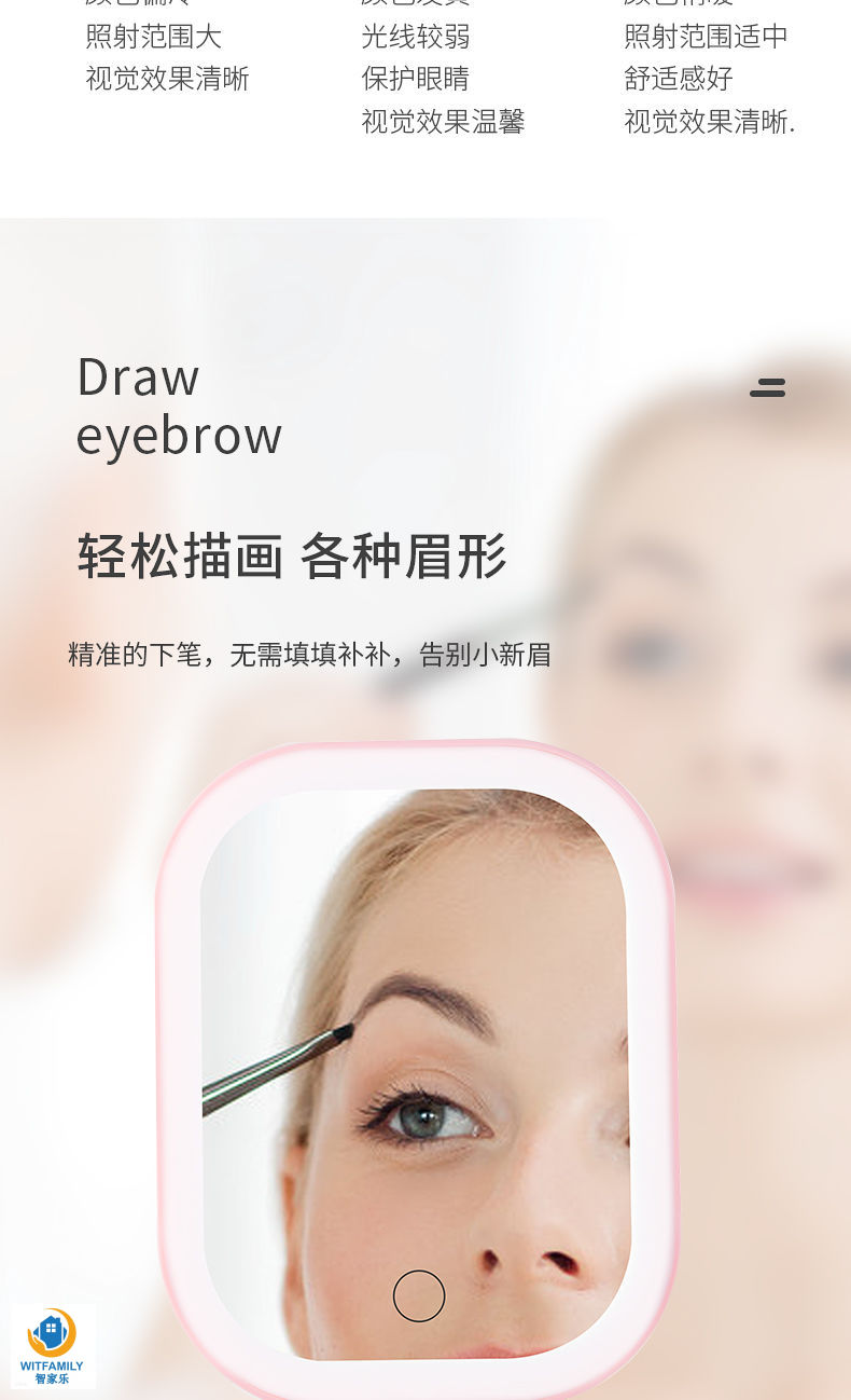Makeup Mirror Desktop Led Makeup Fill Light Dressing Girls' Dormitory Internet Celebrity Portable Portable Square Mirror Ins Small Mirror Makeup Mirror Desktop Led Makeup Fill Light Dressing Girls' Dormitory Internet Celebrity Portable Portable Square Mirror Ins Small Mirror