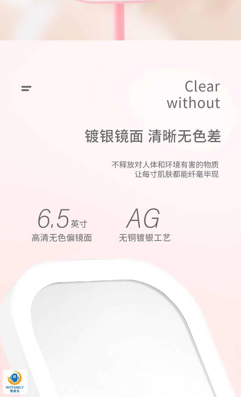 Makeup Mirror Desktop Led Makeup Fill Light Dressing Girls' Dormitory Internet Celebrity Portable Portable Square Mirror Ins Small Mirror Makeup Mirror Desktop Led Makeup Fill Light Dressing Girls' Dormitory Internet Celebrity Portable Portable Square Mirror Ins Small Mirror