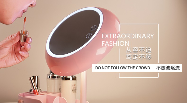 New LED Make-up Mirror Charging Lamp Mirror Light Vanity Light Smart Makeup Mirror Small Night Lamp Valentine's Day Gift New LED Make-up Mirror Charging Lamp Mirror Light Vanity Light Smart Makeup Mirror Small Night Lamp Valentine's Day Gift