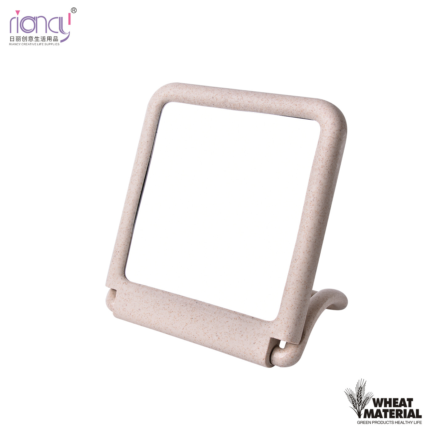 B025m Dormitory Small Mirror Desktop Makeup Mirror Folding Portable Mirror Student Portable Princess Mirror Mini Dressing Mirror