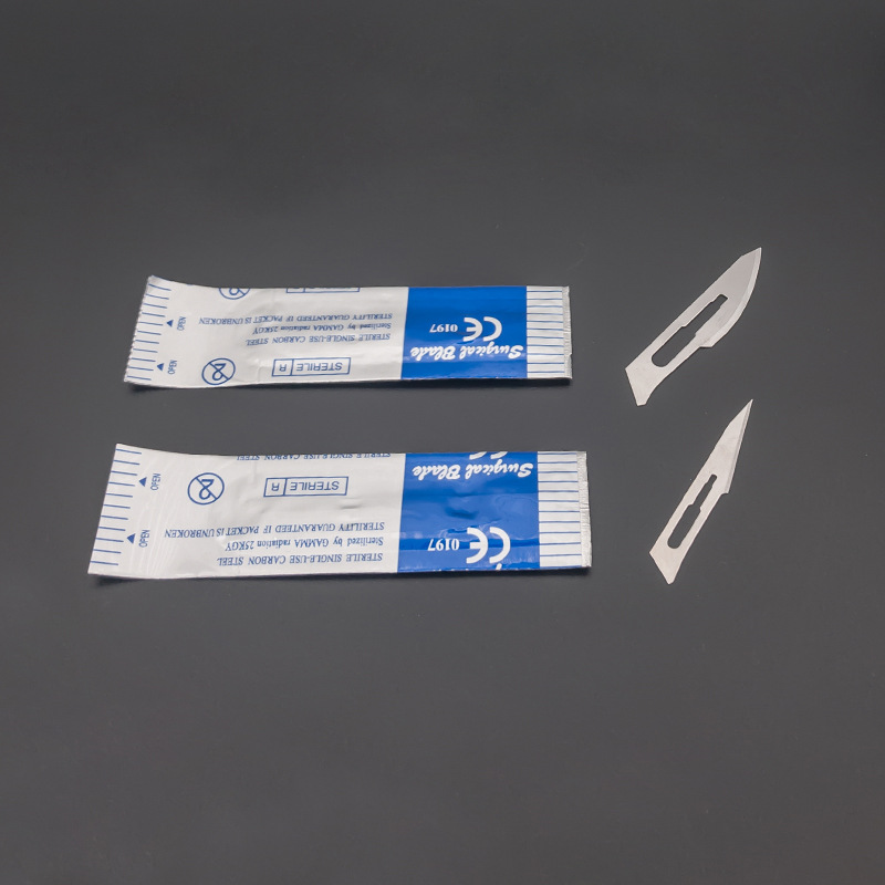 Disposable Sterilization Surgical Blade Carbon Steel English Carbon Steel Double Eyelid Carving Blades Non-Domestic Hospital Use Disposable Sterilization Surgical Blade Carbon Steel English Carbon Steel Double Eyelid Carving Blades Non-Domestic Hospital Use
