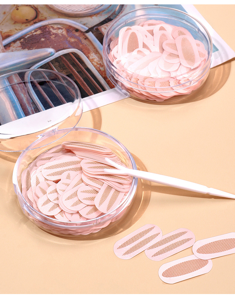 Fenling Colorful Lace Mesh Double Eyelid Stickers Women's Double-Sided Seamless Natural Inner Double Big Eyes Invisible Mesh Fenling Colorful Lace Mesh Double Eyelid Stickers Women's Double-Sided Seamless Natural Inner Double Big Eyes Invisible Mesh
