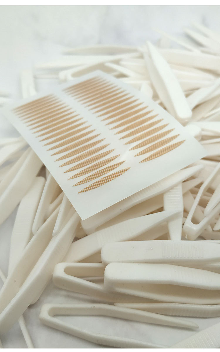 Lace Double Eyelid Stickers Olive Mesh Naturally Invisible Traceless Ventilation Skin Color Long-Lasting Double-Sided TikTok Same Style Wide Lace Double Eyelid Stickers Olive Mesh Naturally Invisible Traceless Ventilation Skin Color Long-Lasting Double-Sided TikTok Same Style Wide