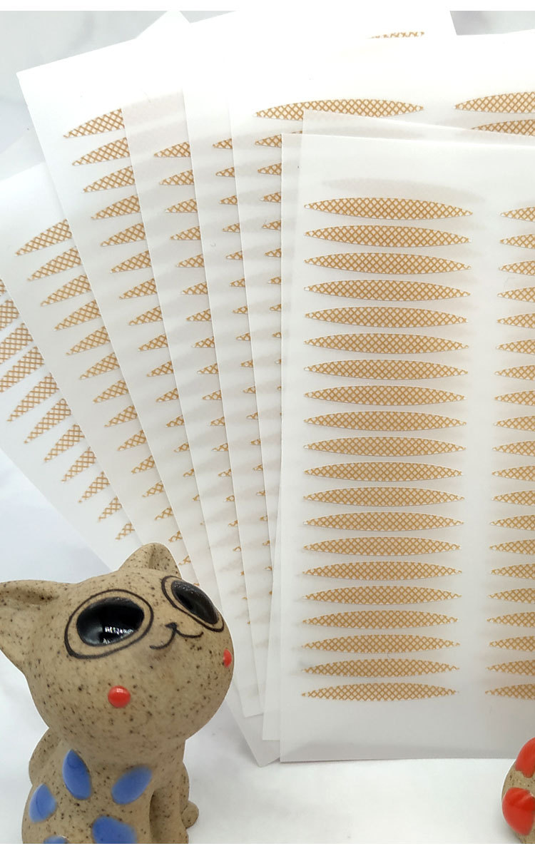 Lace Double Eyelid Stickers Olive Mesh Naturally Invisible Traceless Ventilation Skin Color Long-Lasting Double-Sided TikTok Same Style Wide Lace Double Eyelid Stickers Olive Mesh Naturally Invisible Traceless Ventilation Skin Color Long-Lasting Double-Sided TikTok Same Style Wide