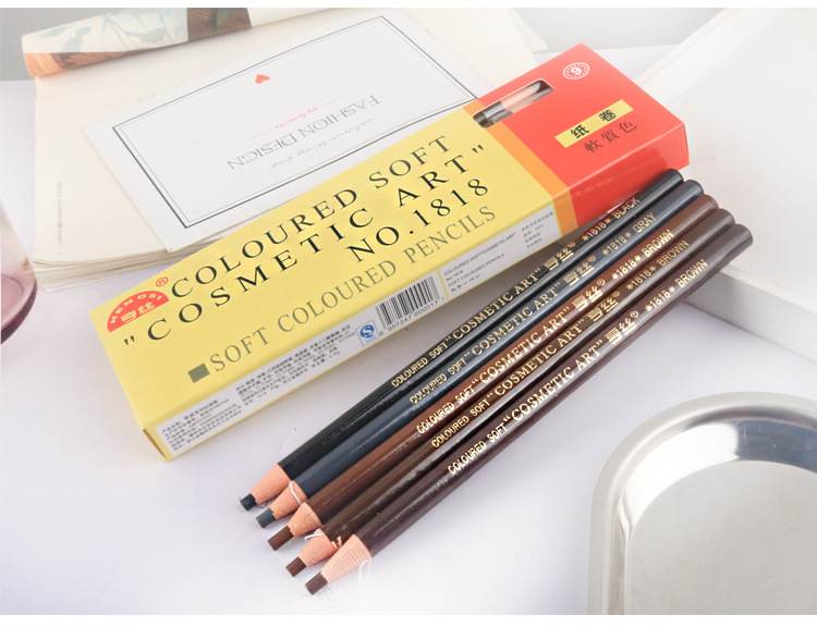 Hengsi 1818 Line Drawing Eyebrow Pencil Tear-Pull Eyebrow Powder Cosmetic Brush Waterproof and Sweatproof Not Smudge Thrush Gadget Eyebrow Pencil Hengsi 1818 Line Drawing Eyebrow Pencil Tear-Pull Eyebrow Powder Cosmetic Brush Waterproof and Sweatproof Not Smudge Thrush Gadget Eyebrow Pencil