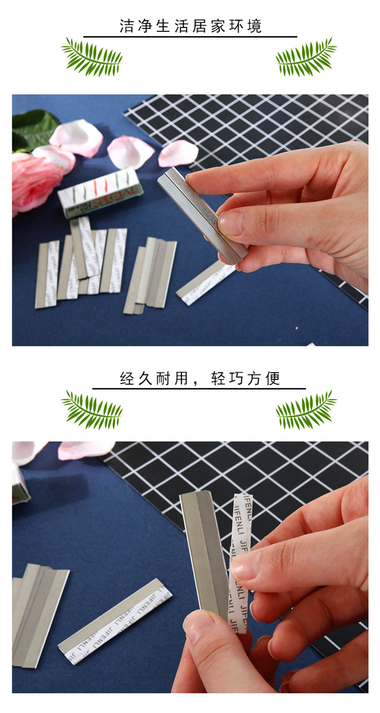 Korean Beauty Eyebrow Scraper Thrush Eye-Brow Knife Instrument Special Japanese Eyebrow Trimming Blade for Makeup Artist (10 Pieces)