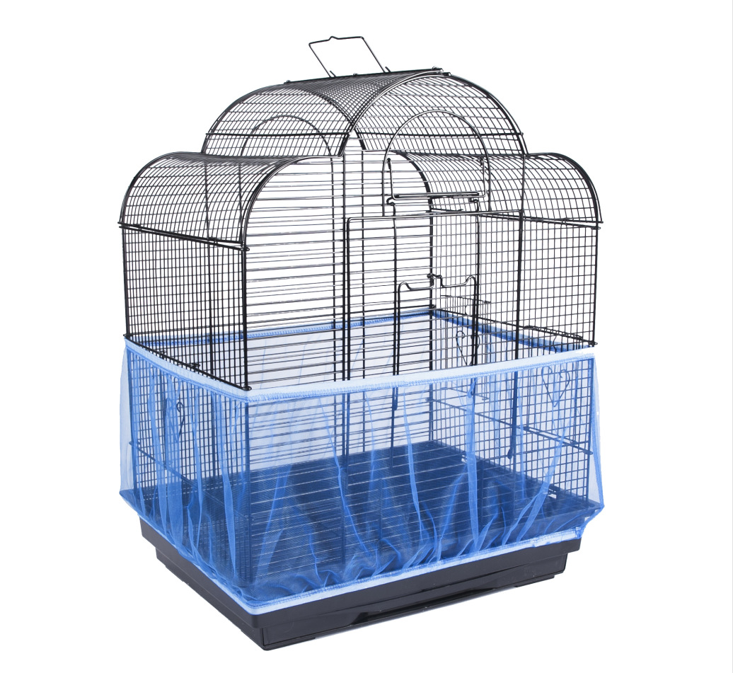Mesh Bird Cover Dust-Proof Bird Cage Accessories Thrush Starling Voile Cover Large, Medium and Small Number Mesh Bird Cover Dust-Proof Bird Cage Accessories Thrush Starling Voile Cover Large, Medium and Small Number