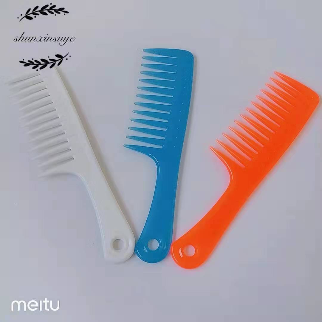 Hair Tools Factory Wholesale Broadsword Comb Home Hair Curling Large Tooth Comb Hair-Washing Comb Color Household Practical Comb Hair Tools Factory Wholesale Broadsword Comb Home Hair Curling Large Tooth Comb Hair-Washing Comb Color Household Practical Comb