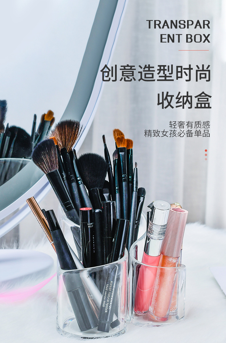 Factory Direct Sales Korean Column Makeup Brush Storage Bucket Eyebrow Pencil Comb Finishing Signature Desk Pen Holder Decoration Factory Direct Sales Korean Column Makeup Brush Storage Bucket Eyebrow Pencil Comb Finishing Signature Desk Pen Holder Decoration
