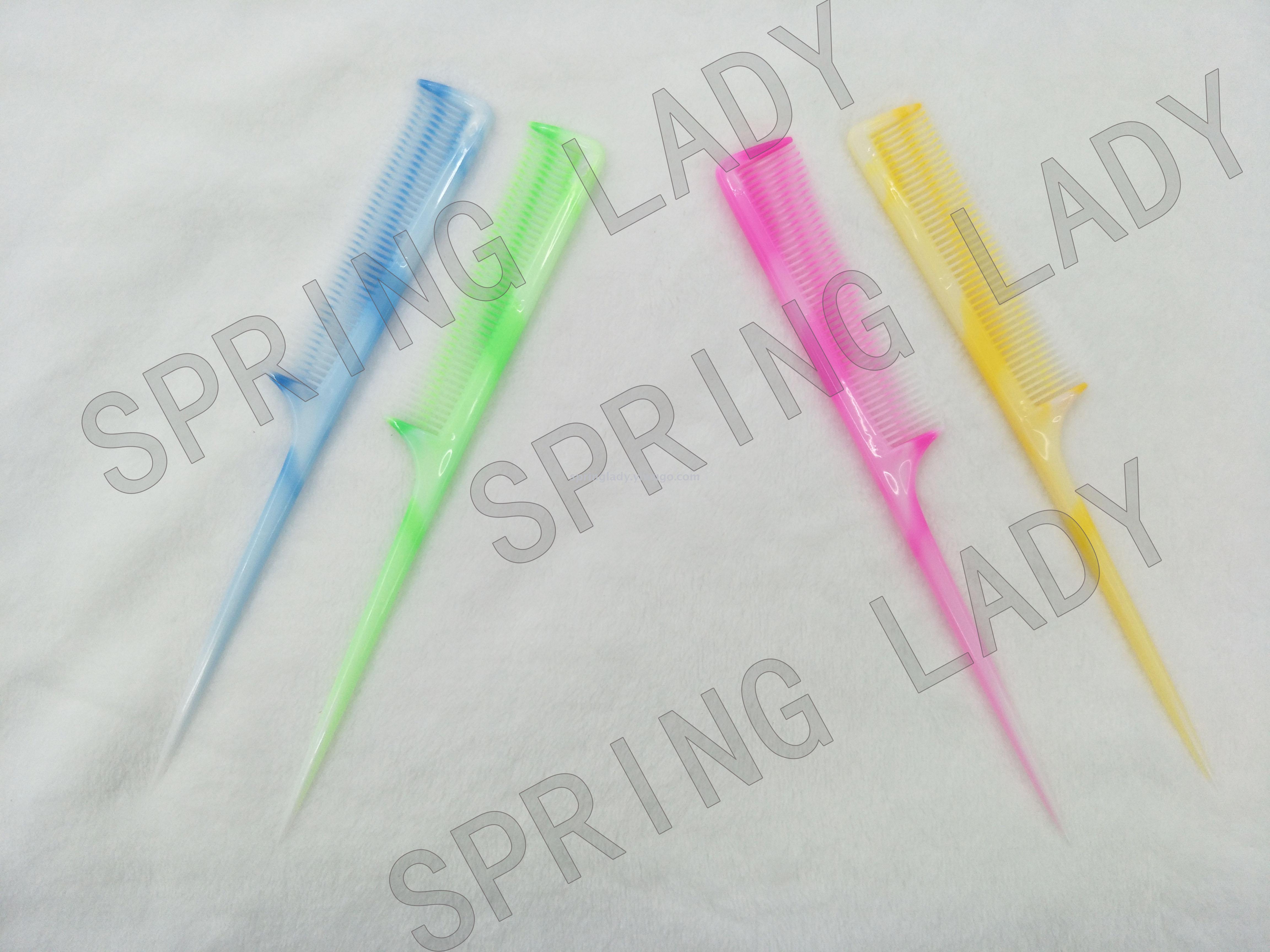 Hairdressing Professional Makeup Comb Plastic Pointed Tail Comb Fluff Comb Evening Wear Comb Hair Pick Comb Wholesale Spring Lady Hairdressing Professional Makeup Comb Plastic Pointed Tail Comb Fluff Comb Evening Wear Comb Hair Pick Comb Wholesale Spring Lady