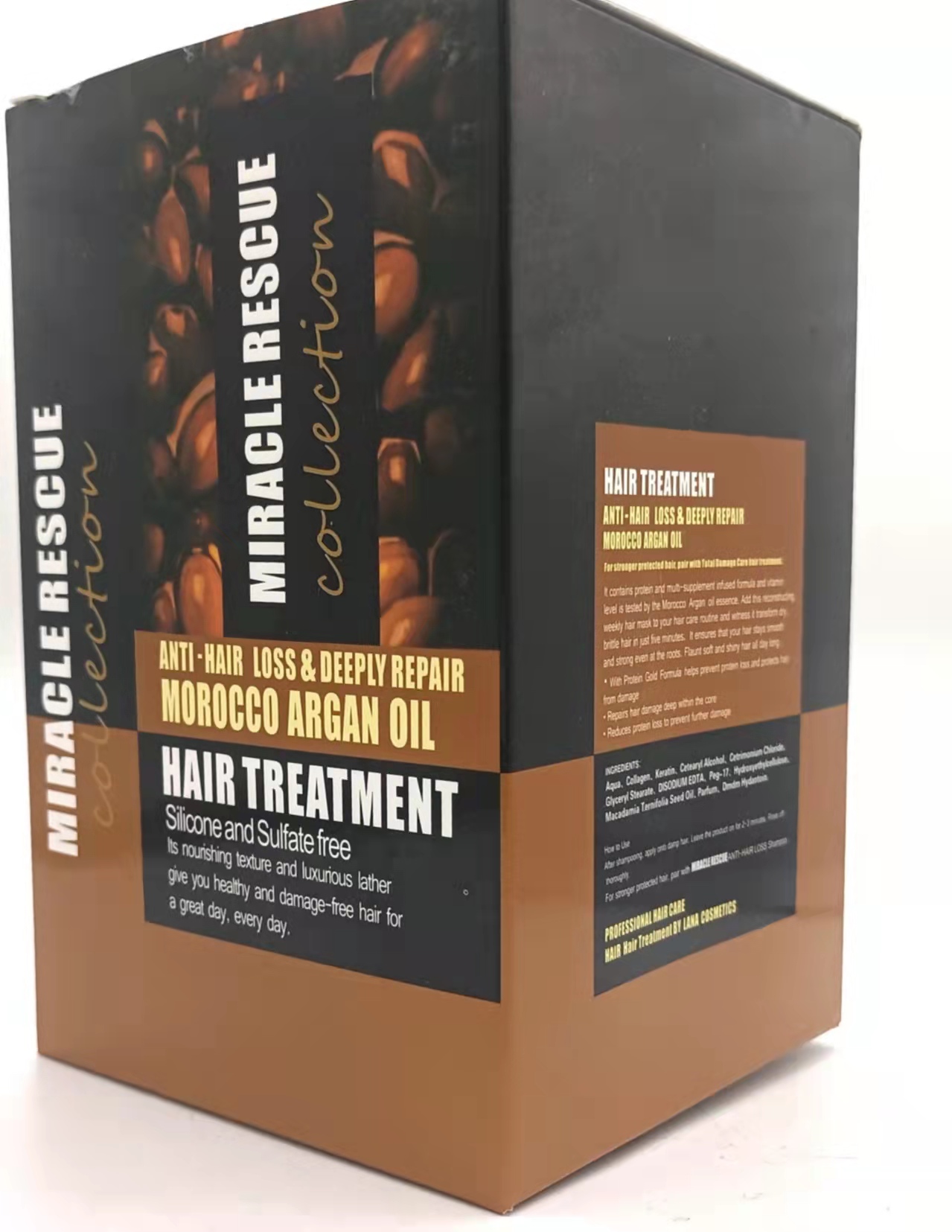 Lana MIRACLE RESCUE ARGON OIL hair Mask hair conditioner Improve dry and smooth hair 1000ml Lana MIRACLE RESCUE ARGON OIL hair Mask hair conditioner Improve dry and smooth hair 1000ml