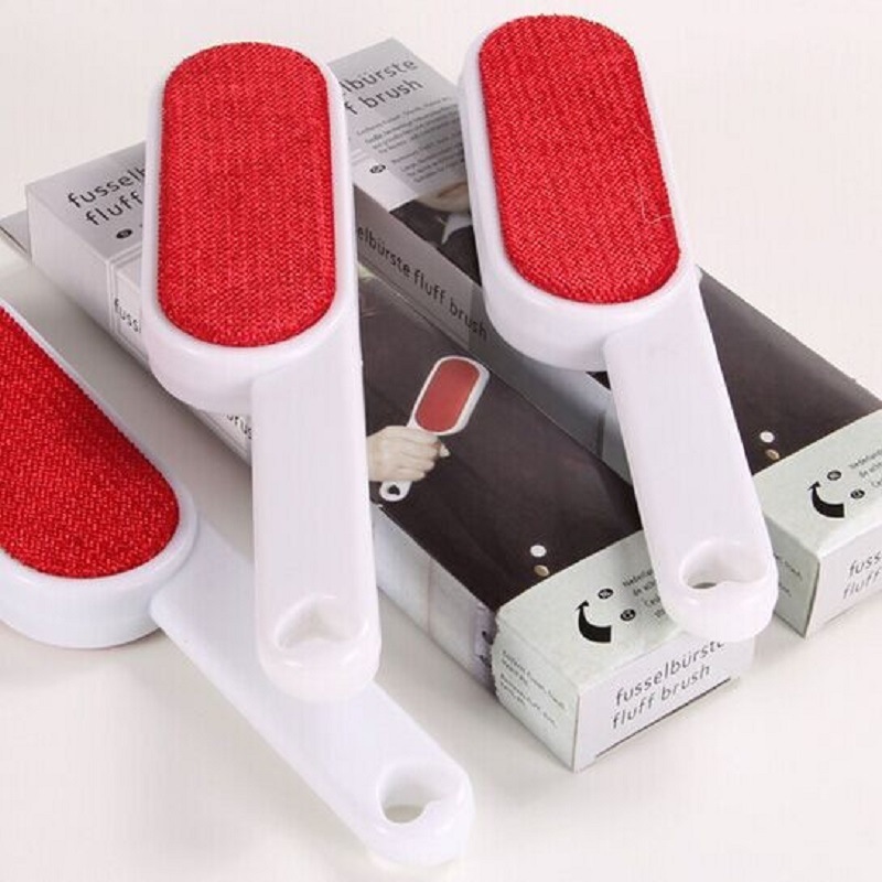Wool boxed clothing dust brush electrostatic brush to remove hair dry wash to fur hair remover and fur sticking machine two - sided hair remover T