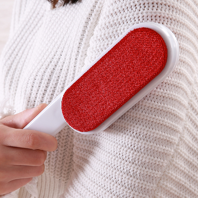 Wool boxed clothing dust brush electrostatic brush to remove hair dry wash to fur hair remover and fur sticking machine two - sided hair remover T
