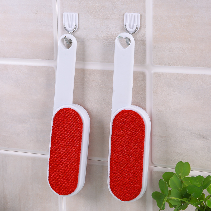 Wool boxed clothing dust brush electrostatic brush to remove hair dry wash to fur hair remover and fur sticking machine two - sided hair remover T