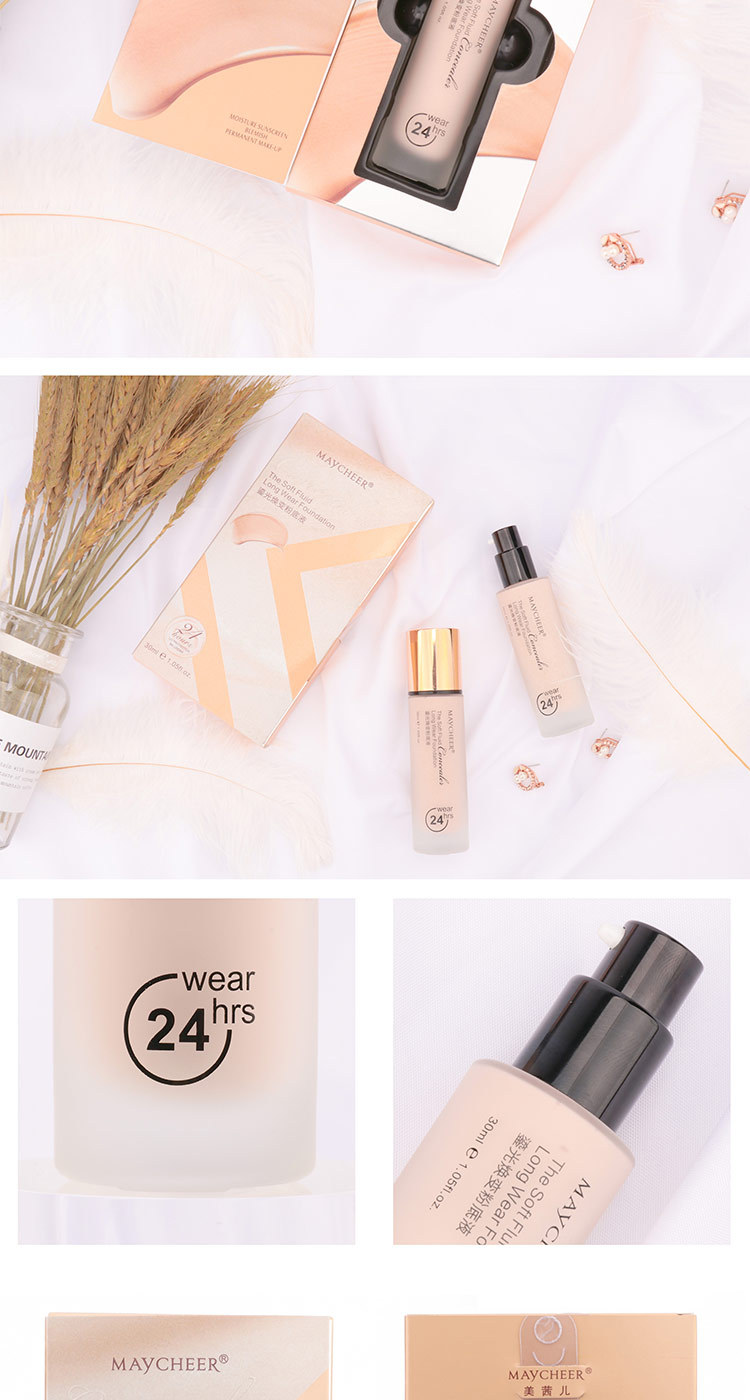 Gilding Huan Change Liquid Foundation Long-Lasting Moisturizing Concealer Hydrating Oil Control Skin Care Nude Makeup BB Cream Beauty Makeup
