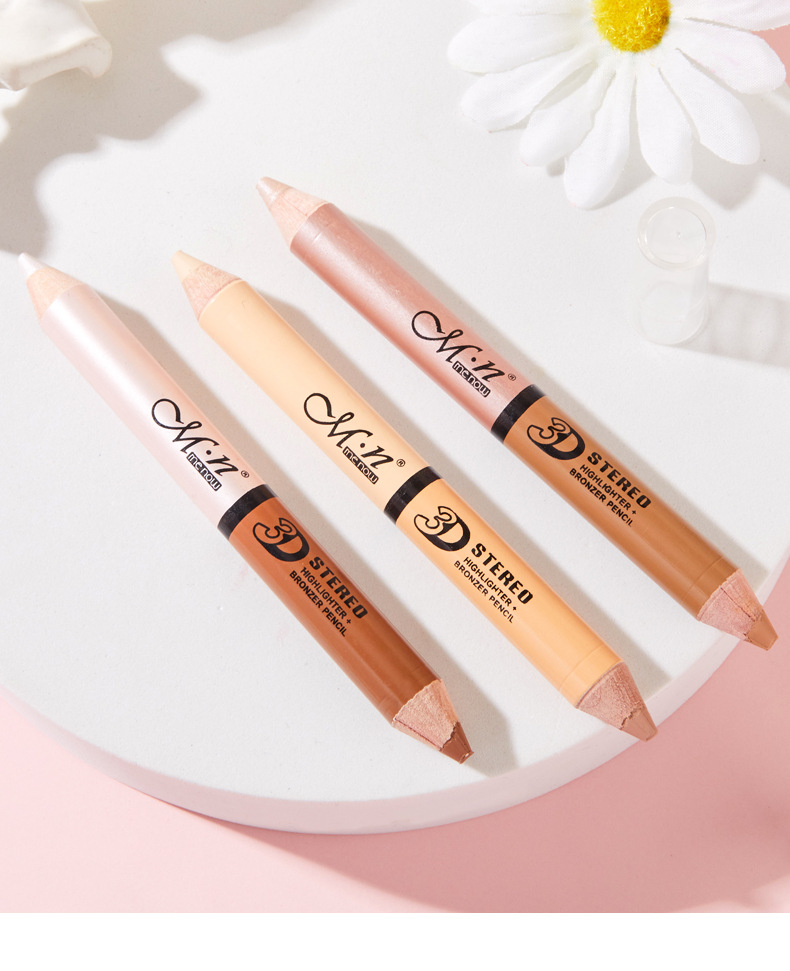 Cross-Border Makeup Menow Miele Double-Headed Repair Highlight Concealer Pen Affordable Student Female Brightening Eye Eye Shadow Pen Cross-Border Makeup Menow Miele Double-Headed Repair Highlight Concealer Pen Affordable Student Female Brightening Eye Eye Shadow Pen
