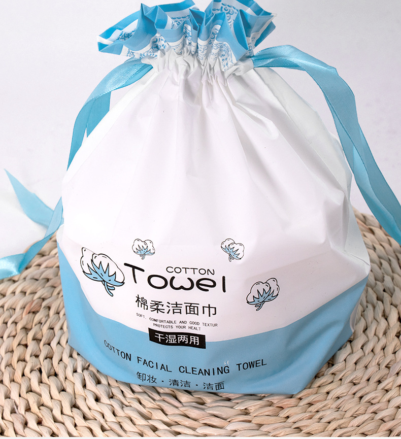 Disposable Face Cloth Thick Cotton Large Roll Cleaning Towel Facial Cleansing Tissue Beauty Salon Face Cleaning Cotton Pads Paper Factory Wholesale