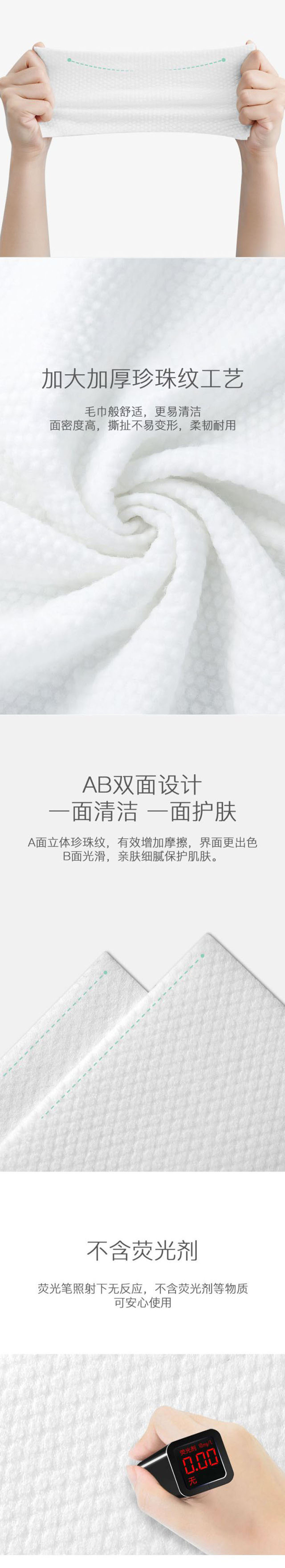 SOURCE Manufacturer Dry Wipes Dual-Use Thickened Disposable Wash Face Towel Cotton Pads Paper Soft Towel Roll Face Wiping Towel Face Towel Customization