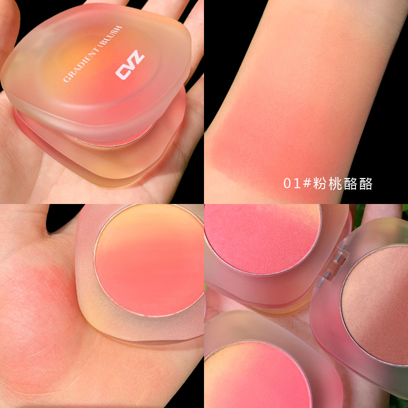 CVZ Internet Celebrity Three-Color Gradient Monochrome Blush Brown Sugar Milk Tea Peach Natural Nude Makeup Blusher Plate Female Contour Compact Cheap CVZ Internet Celebrity Three-Color Gradient Monochrome Blush Brown Sugar Milk Tea Peach Natural Nude Makeup Blusher Plate Female Contour Compact Cheap