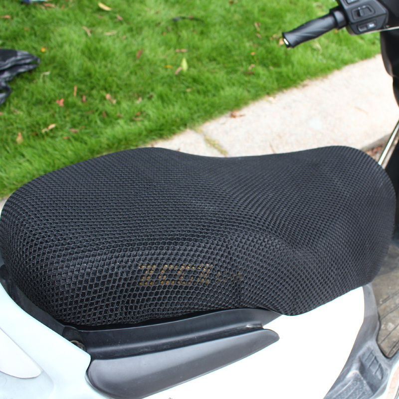  Motorcycle Electric Car Modification Accessories Sunscreen Seat Cover 3D Insulation Seat Cover Electromobile Seat Net