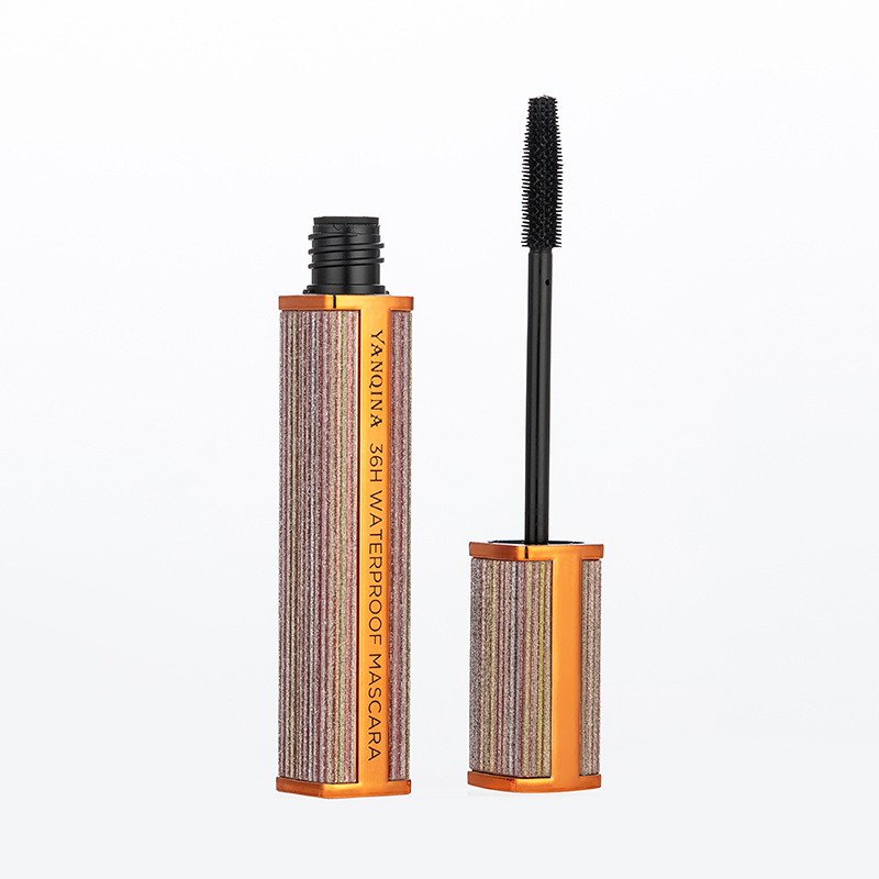 Yanqina frosted star 4 d mascara silica gel brush head long and dense volume warping, waterproof, anti - time!, non - dye makeup