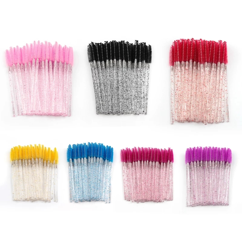 Flexible Mascara Brush Soft Hair Brow Spiral Brush Eyebrow Brush C08 Eyebrow Brush Eyelash Curler Eyebrow Comb Makeup Brush