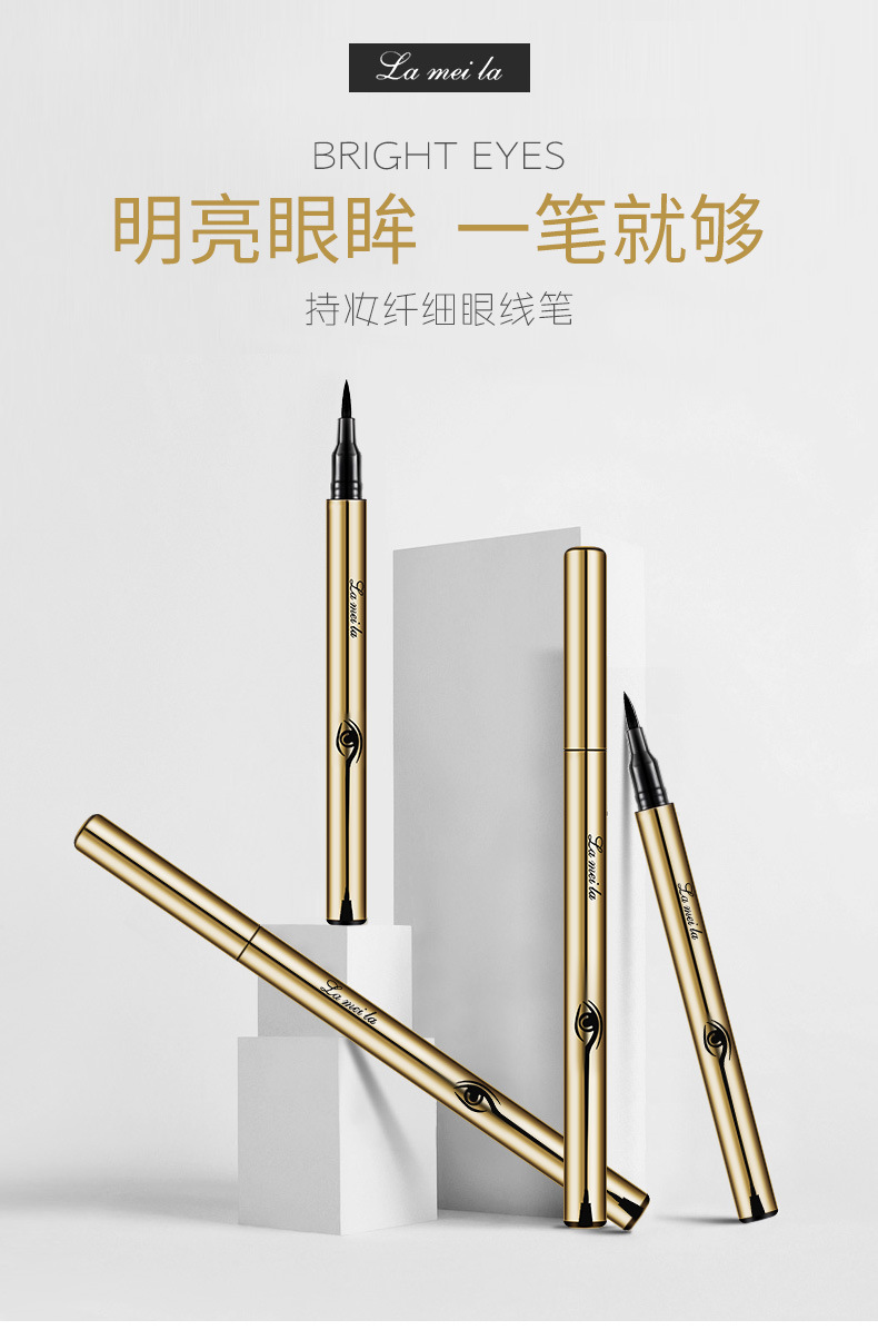 Gold and Silver Eyeliner Not Smudge Sweat-Proof Discoloration Resistant Big Eye Beginner Liquid Eyeliner Factory Direct Supply Wholesale Gold and Silver Eyeliner Not Smudge Sweat-Proof Discoloration Resistant Big Eye Beginner Liquid Eyeliner Factory Direct Supply Wholesale