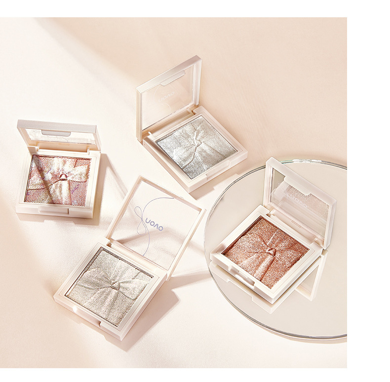 Novo Bowknot Clear Highlight Powder Delicate Brightening Skin Color Waterproof Sweat-Proof Long-Lasting Apple Zone Bang Bang Three-Dimensional Novo Bowknot Clear Highlight Powder Delicate Brightening Skin Color Waterproof Sweat-Proof Long-Lasting Apple Zone Bang Bang Three-Dimensional