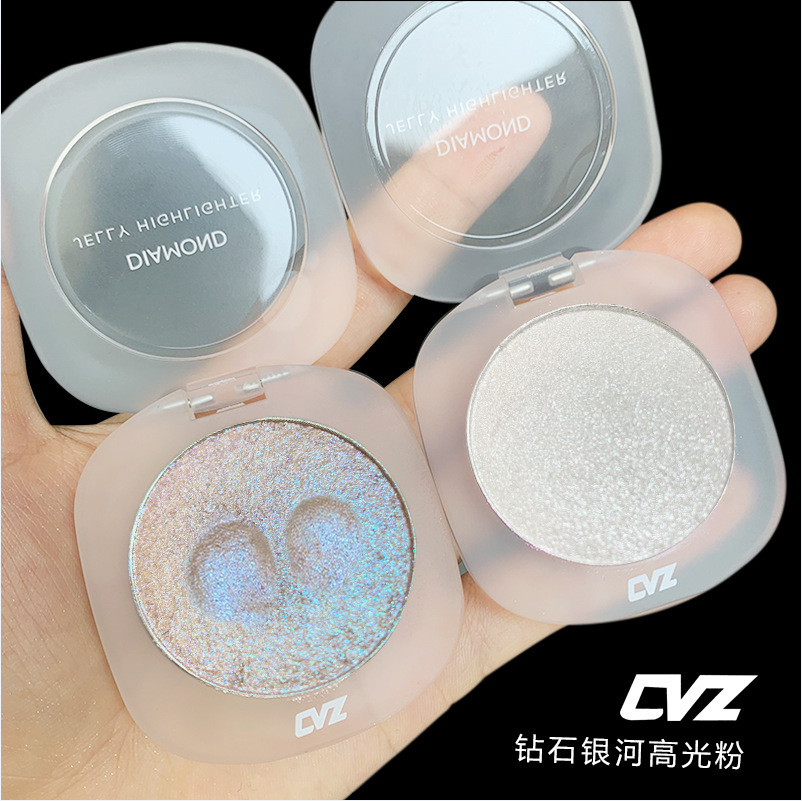 CVZ Galaxy Thin and Glittering Monochrome Highlight Powder Mashed Potatoes Gel Shading Powder Pearlescent Three-Dimensional Natural Brightening Glitter