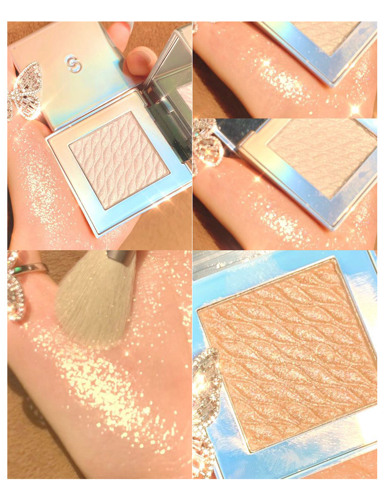 Xixi Ginger Highlight Powder Glitter Face Brightening Lasting Repair Three-Dimensional Natural Crouching Silkworm Diamond Fairy Highlight Xixi Ginger Highlight Powder Glitter Face Brightening Lasting Repair Three-Dimensional Natural Crouching Silkworm Diamond Fairy Highlight