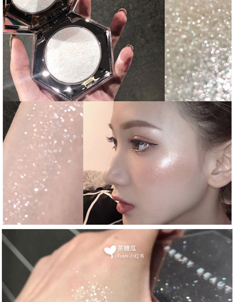 M6005 Diamond Highlight Powder MINSHZEE Contour Compact Brightening Powder Fairy Mashed Potatoes Shimmering Powder Shimmer Unicorn M6005 Diamond Highlight Powder MINSHZEE Contour Compact Brightening Powder Fairy Mashed Potatoes Shimmering Powder Shimmer Unicorn