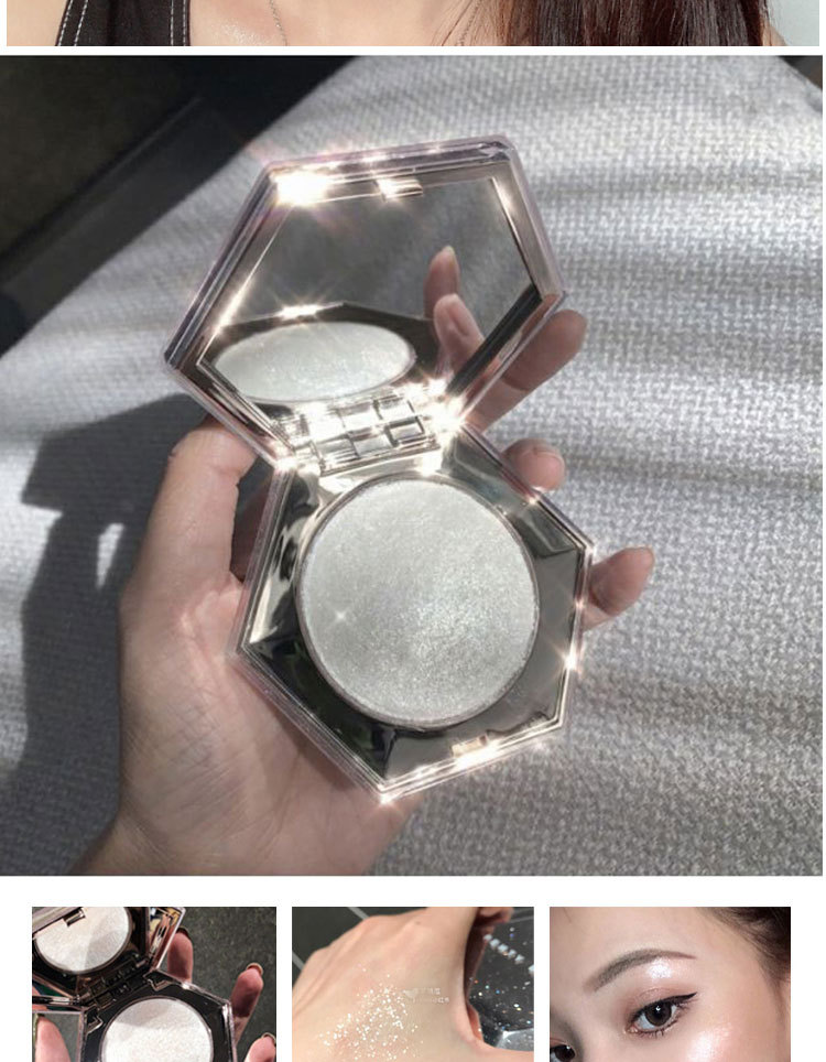 M6005 Diamond Highlight Powder MINSHZEE Contour Compact Brightening Powder Fairy Mashed Potatoes Shimmering Powder Shimmer Unicorn M6005 Diamond Highlight Powder MINSHZEE Contour Compact Brightening Powder Fairy Mashed Potatoes Shimmering Powder Shimmer Unicorn