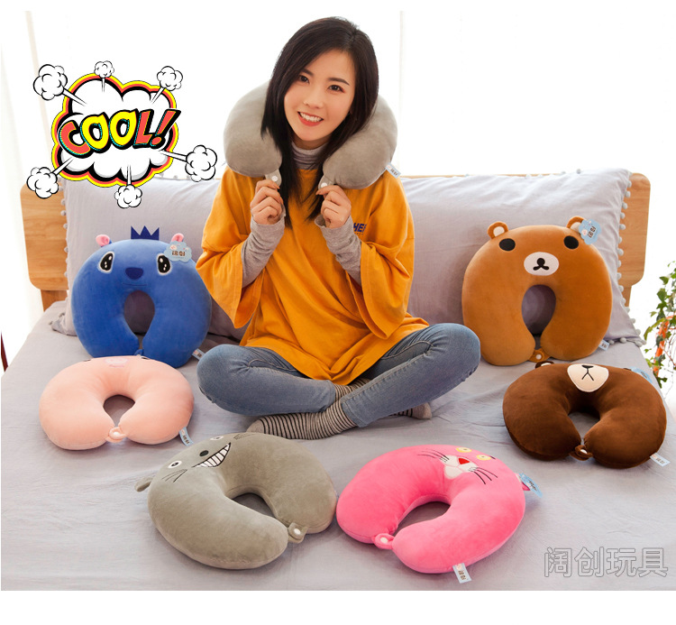 Factory Direct Sales Cartoon U-Shaped Pillow Plush Toy Extremely Soft down Cotton Stuffed Travel Car Neck Pillow Nap Pillow Factory Direct Sales Cartoon U-Shaped Pillow Plush Toy Extremely Soft down Cotton Stuffed Travel Car Neck Pillow Nap Pillow