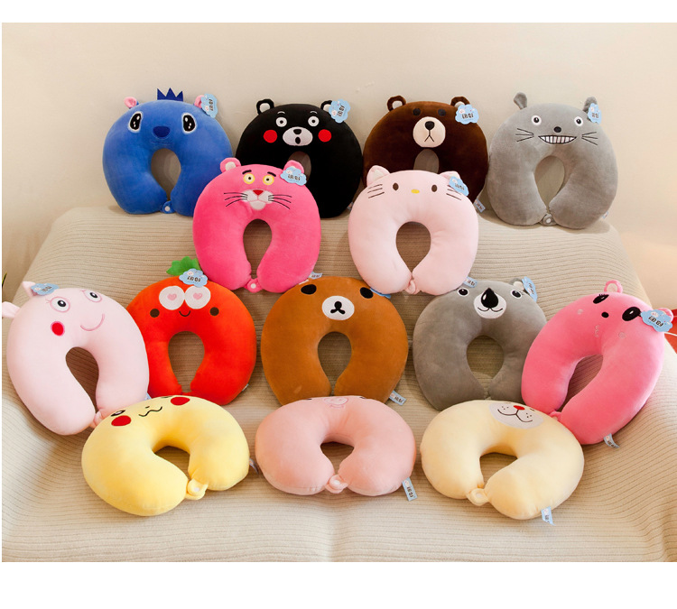 Factory Direct Sales Cartoon U-Shaped Pillow Plush Toy Extremely Soft down Cotton Stuffed Travel Car Neck Pillow Nap Pillow Factory Direct Sales Cartoon U-Shaped Pillow Plush Toy Extremely Soft down Cotton Stuffed Travel Car Neck Pillow Nap Pillow