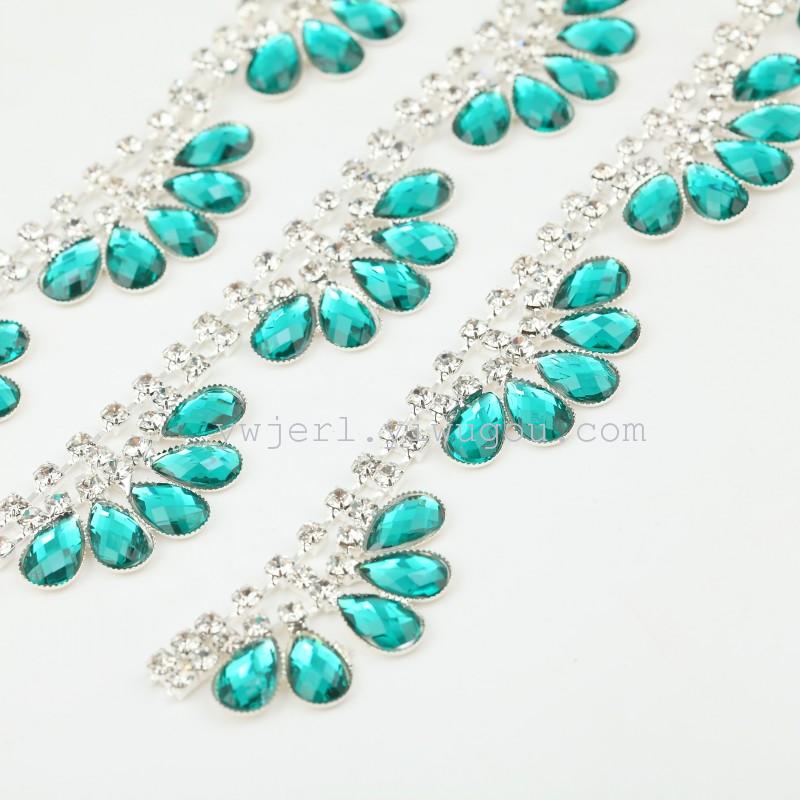 Rhinestone chain trimming/DIY garment decoration/wedding dress decoration/shoe decoration