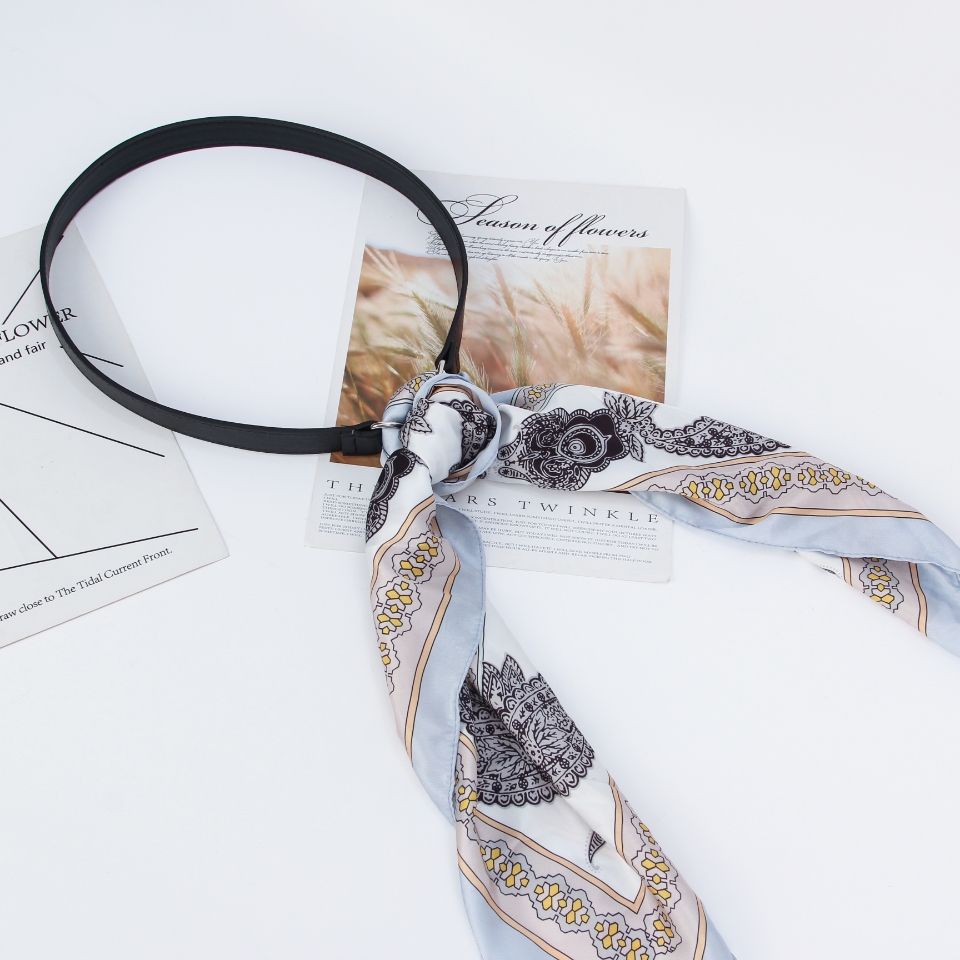 Silk scarf belt jeans decoration with skirt unlined upper garment fashion all goes with INS style fabric belt waist seal outer take multi-color