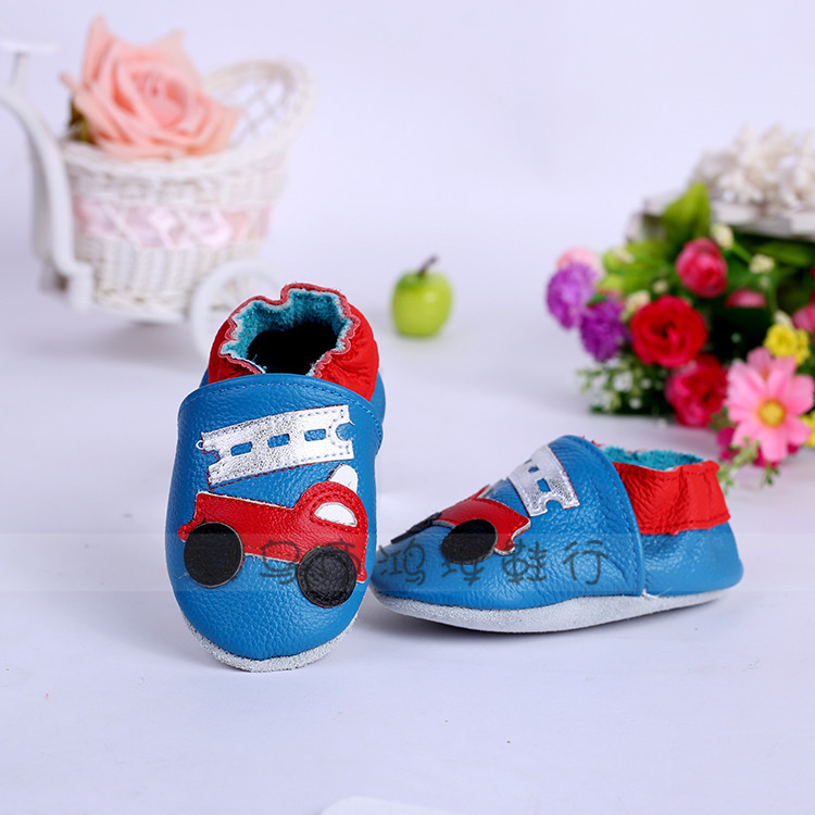 Korean Style New Fashion Toddler Baby Shoes Cowhide Embroidered Baby&#039;s Shoes One Piece Dropshipping Factory Direct Sales