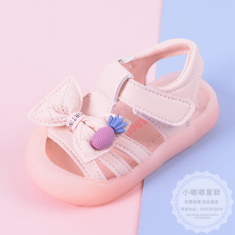 Baby Girl Summer Princess Sandals Baby Shoes Soft Bottom Closed Toe Toddler Shoes Baby Girl 1-3 Years Old Children&#039;s Shoes