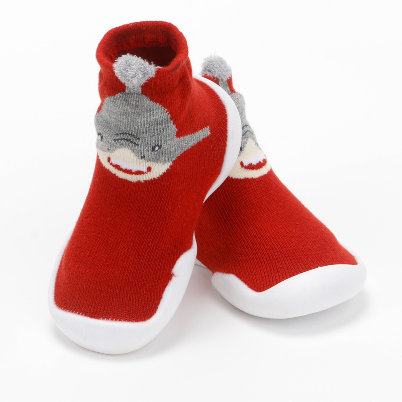 Factory Goods Spring and Autumn Non-Slip Glue Toddler Shoes Children&#039;s Shoes Anti-Collision Rubber Shoes Baby Shoes One Product Dropshipping