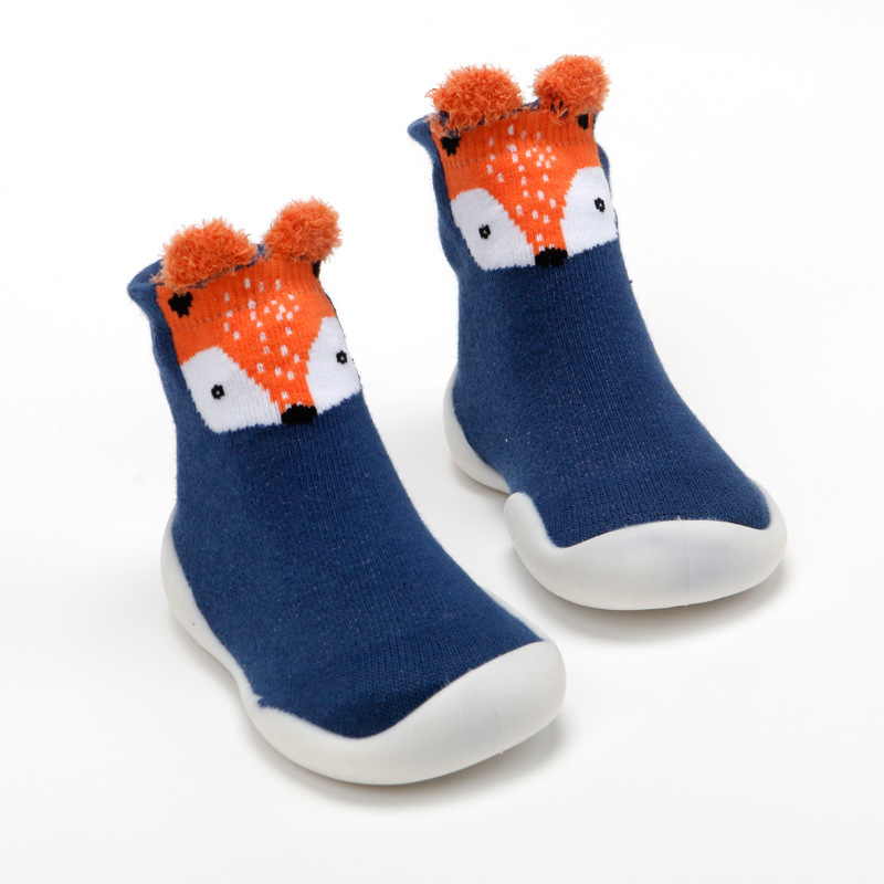 Factory Goods Spring and Autumn Non-Slip Glue Toddler Shoes Children&#039;s Shoes Anti-Collision Rubber Shoes Baby Shoes One Product Dropshipping