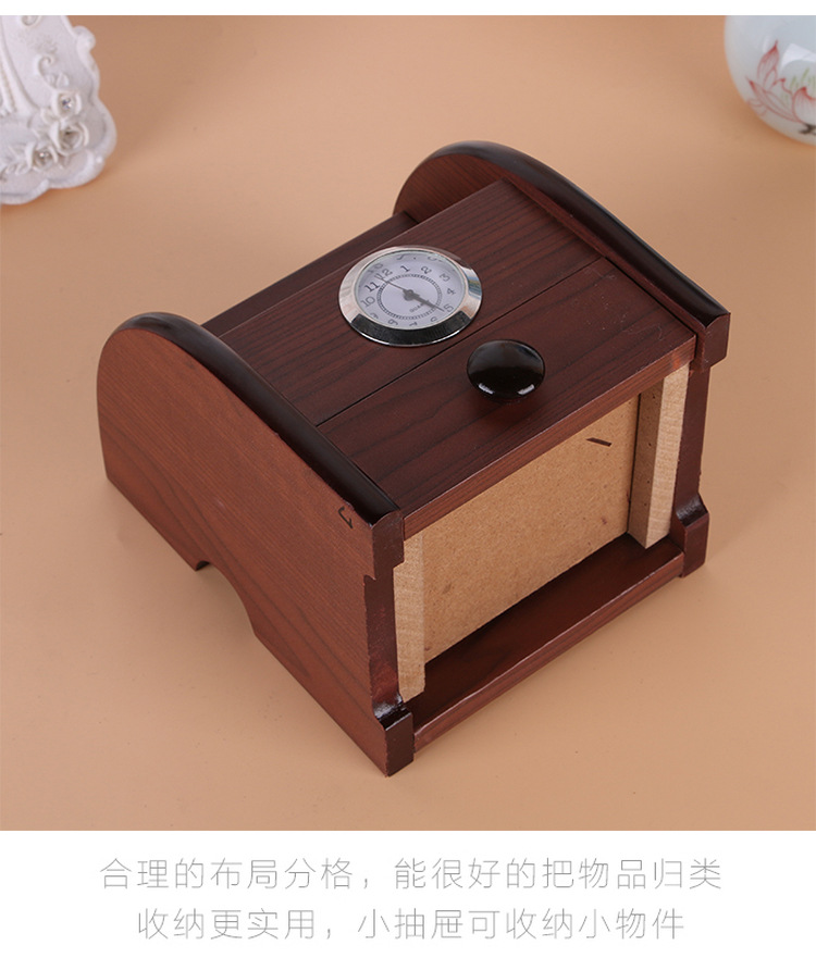 High-End Wooden Multi-Functional Assemblage Zone Drawer with Storage Pencil Vase Decoration Creative Desktop Stationery Storage Box Wholesale High-End Wooden Multi-Functional Assemblage Zone Drawer with Storage Pencil Vase Decoration Creative Desktop Stationery Storage Box Wholesale