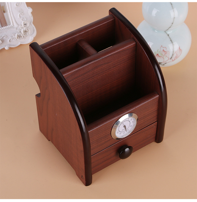 High-End Wooden Multi-Functional Assemblage Zone Drawer with Storage Pencil Vase Decoration Creative Desktop Stationery Storage Box Wholesale High-End Wooden Multi-Functional Assemblage Zone Drawer with Storage Pencil Vase Decoration Creative Desktop Stationery Storage Box Wholesale