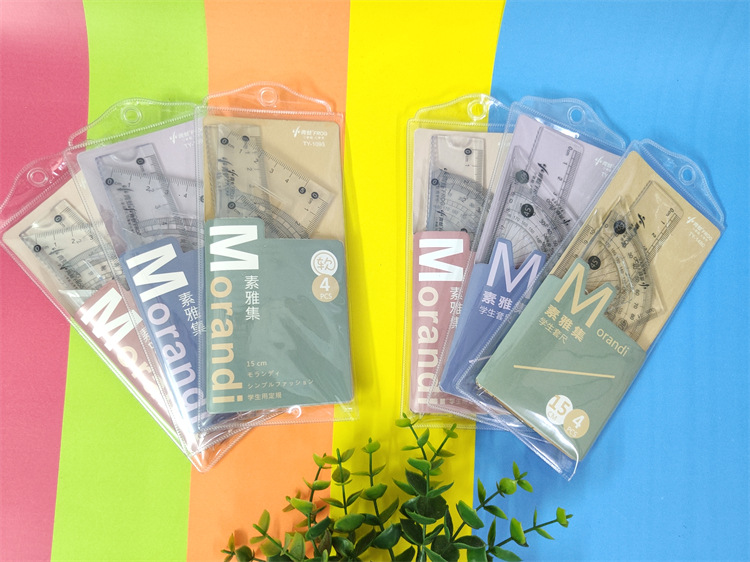 Suyaji Set Ruler Stationery Office Student Learning Drawing Ruler Set Ruler Measuring Tape Triangular Plate Four-Piece Set Suyaji Set Ruler Stationery Office Student Learning Drawing Ruler Set Ruler Measuring Tape Triangular Plate Four-Piece Set