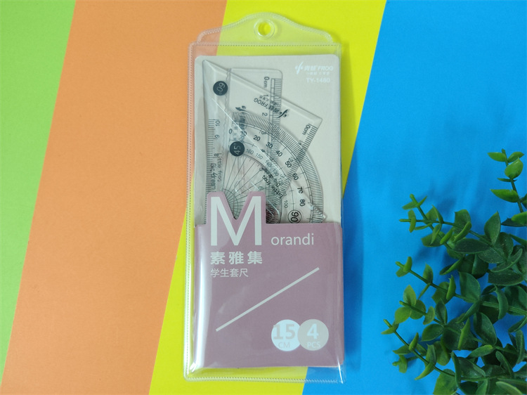 Suyaji Set Ruler Stationery Office Student Learning Drawing Ruler Set Ruler Measuring Tape Triangular Plate Four-Piece Set Suyaji Set Ruler Stationery Office Student Learning Drawing Ruler Set Ruler Measuring Tape Triangular Plate Four-Piece Set