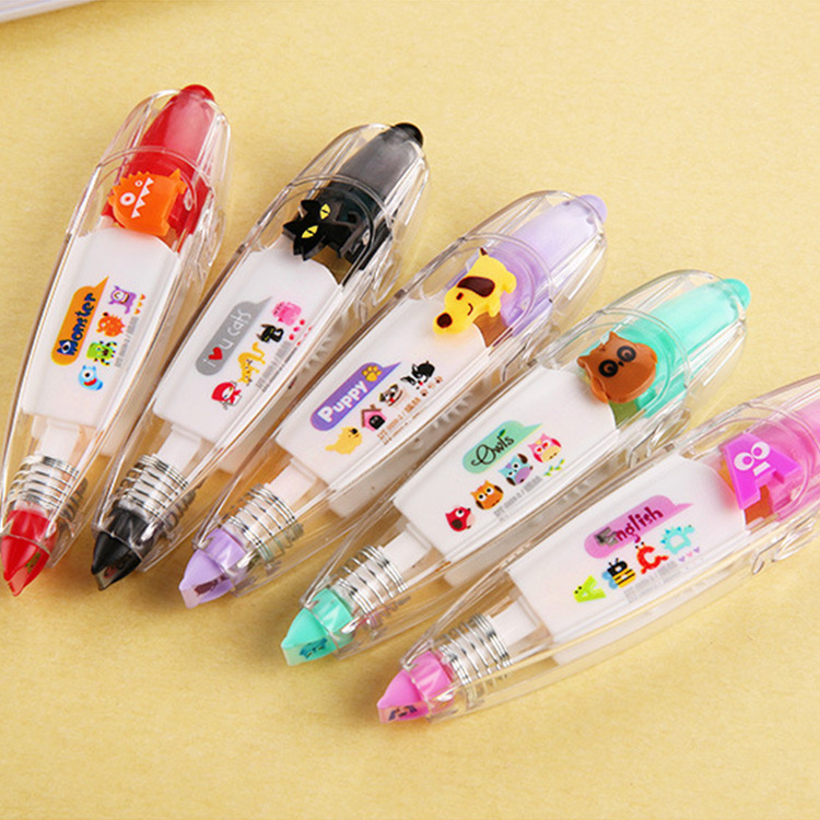 AGU AGU Orange Creative Cartoon Area Type Lace Band Correction Tape Stationery Decoration Supplies Wholesale